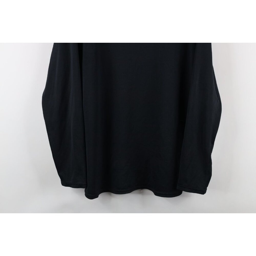 Vintage Nike Mens XL Travis Scott Mini Swoosh Knit Long Sleeve T-Shirt Black - Picture 3 of 15